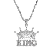 Mother's Day Gift Diamond Crown Name Necklace