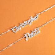 Mother's Day Gift Personalized Shiny Diamond Name Necklace