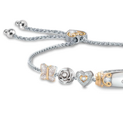 Granddaughter Bolo Bracelet with Two Personalised Engravings