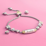 Granddaughter Bolo Bracelet with Two Personalised Engravings