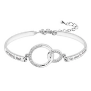 Not Sister by Blood But Sister by Heart" Best Friend Bracelet