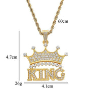 Mother's Day Gift Diamond Crown Name Necklace